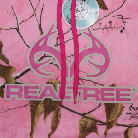 Realtree Performance Pullover Fleece Camo Pink - Picture 9 of 12